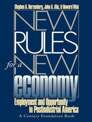 cover image of New Rules for a New Economy